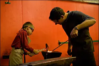 Kursbild für Kindergeburtstag in der Schmiede