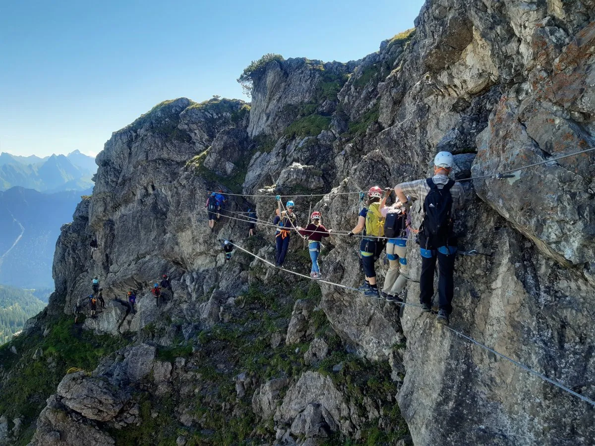Familien Klettersteig Wochenende