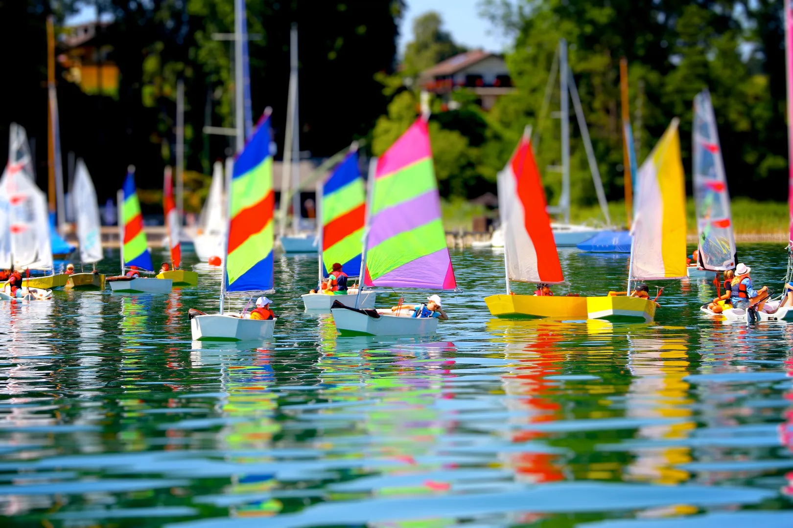 Kinderkurs Segeln (7-13 Jahre); Anfänger und Aufbau