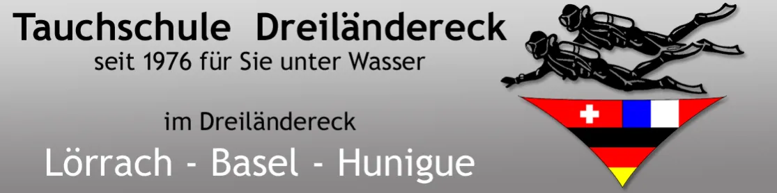 Tauchschule Dreiländereck Banner