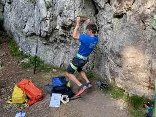 Kursbild für Spezifische Kraftleistungsanalyse - Klettern & Bouldern