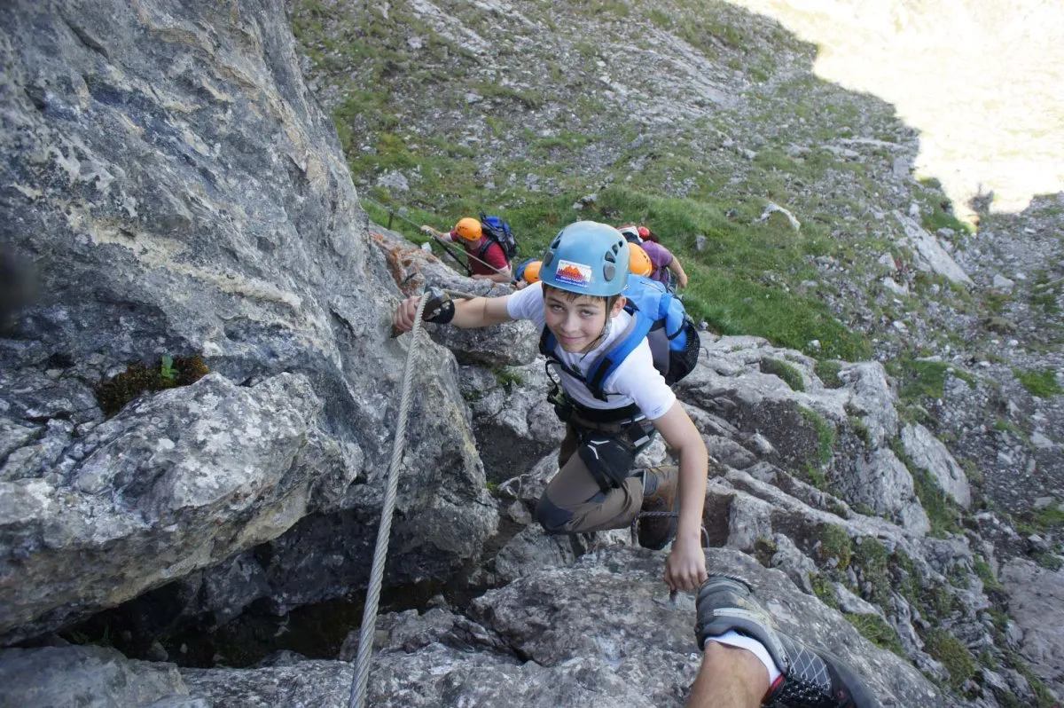 Familien Klettersteig Wochenende Bild 3