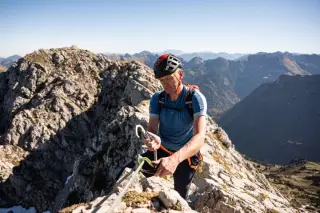 Kursbild für Hindelanger Klettersteig - Tagestour im Allgäu für Ausdauernde